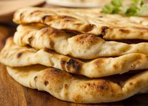 Homemade Indian Naan Flatbread