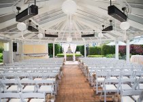 wedding ceremony simple setup idea
